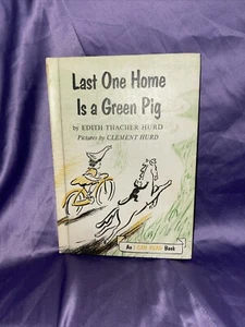 Last One Home Is A Green Pig Edith Thacher Hurd 1959 An I Can Read Book (QS9) - Picture 1 of 1