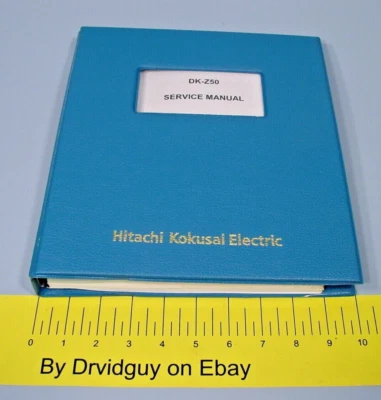 Hitachi Kokusai Model DK-Z50 Color Camera Service Manual - Image 1 of 4
