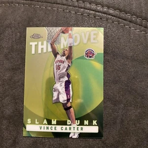 2002-03 TOPPS CHROME VINCE CARTER THE MOVE DUNK REFRACTOR #TM7 AWESOME CARD!! - Picture 1 of 2