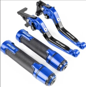 KIT LEVE FRIZIONE E FRENO + MANOPOLE PER HONDA CBR 650R CBR650R 2018-2020 BLU - Imagen 1 de 1