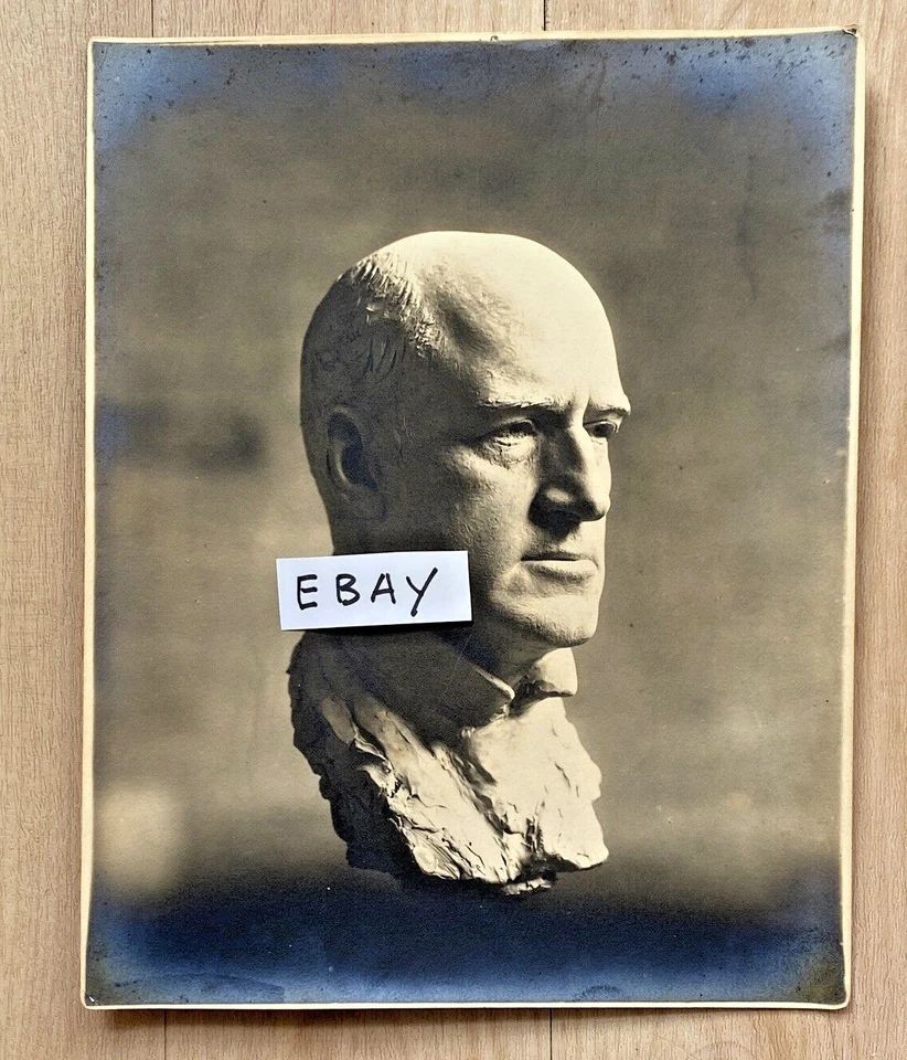 ANTIGUO Busto Fotográfico GIBSON GIRL ARTIST, Charles Dana Gibson por JAMES FRASER Foto 1 de 4