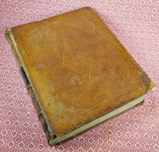 1847 Holy Bible H & E Phinney Cooperstown NY Prosser/Eagles Family 