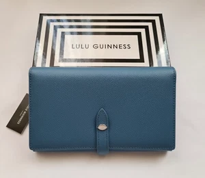 Lulu Guinness Wallet Lip Pin Juno Large Wallet - Picture 1 of 8