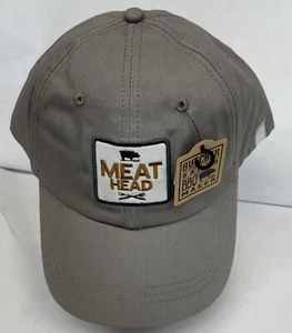 NEW Meat Head Open Road Brands Butcher Baker BBQ Maker Strapback Gray Hat - Picture 1 of 2