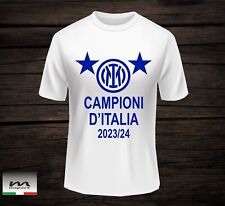 T-shirt Uomo /Donna Maglietta  SCUDETTO INTER /CAMPIONI D'ITALIA 2024 inter4