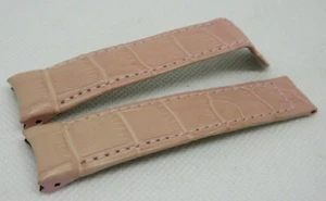Baume Mercier 17mm Pink Alligator Strap OEM Genuine - Bild 1 von 5