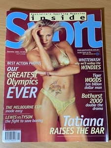 Inside Sport Magazine Australia 107 November 2000 Tatiana Grigorieva Tiger Woods - Picture 1 of 4