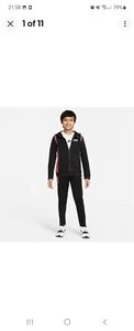 Nike Youth Woven Poly Tracksuit (Black) - Age Xl Large) - - Picture 1 of 4