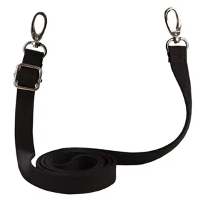 Replacement Strap, 3/4" Purse Strap, Crossbody, Shoulder Bag Strap, Black Canvas - Picture 1 of 2