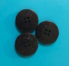 Three (3) Black UGGs Replacement Buttons for your Boots (3cm. spare, extra) UGH