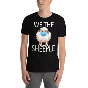We The Sheeple Funny Anti Mask Sheep Sheeple Shirt - Picture 1 of 1