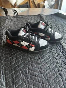 Adio Marx Argyle Black / Red / White / Grey Skate Skater Shoes RARE 2005 Sz 12 - Picture 1 of 17