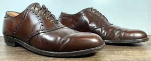 FootJoy Classics Men's Size 9D Brown Leather Oxford Golf Shoes 73965 - Picture 1 of 12