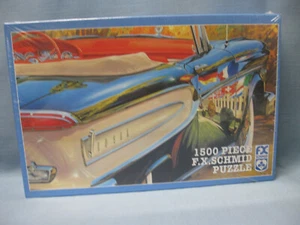 PUZZLE, NUEVO COCHE VINTAGE F X SCHMID "IMAGEN PULIDA" 1500 PIEZAS 33 X 21" - Imagen 1 de 7
