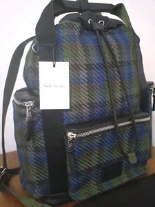 PAUL SMITH LARGE TARTAN BACKPACK NEW WITH TAGS RARE £650.🌼.... - Picture 1 of 14