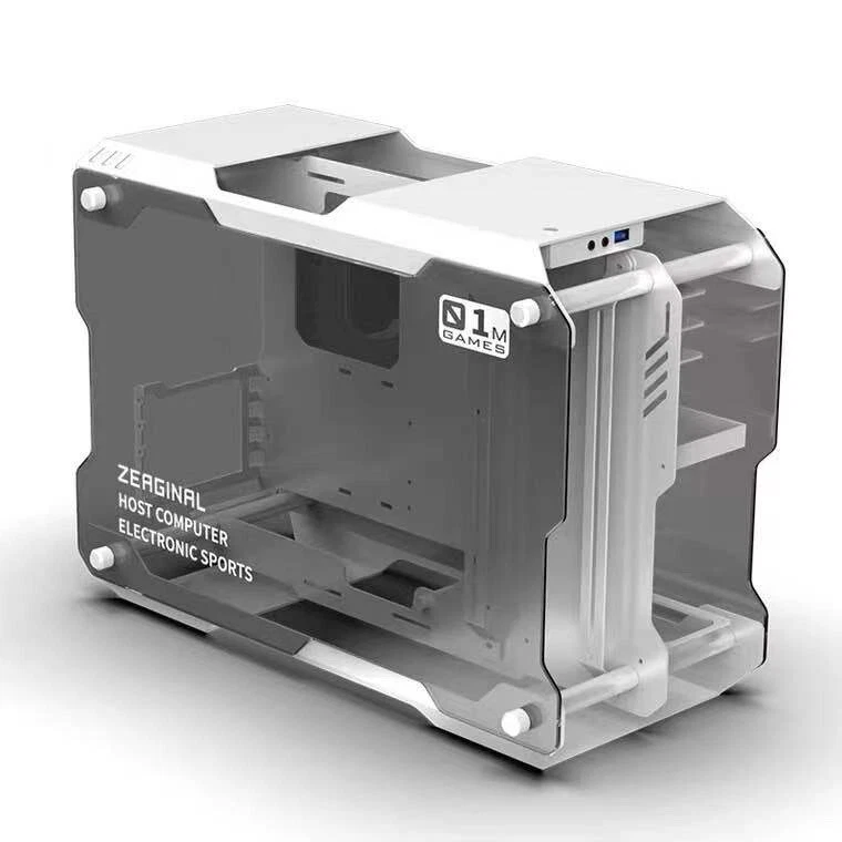 Zeagnal Aluminum Alloy Frame Tempered Glass Mini Case ZC-01M - Image 1 of 4