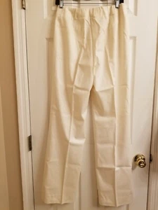 Carlisle Women's Wool Blend Pants & Belt Ivory / Winter White 6 - New with Tags - Picture 1 of 7