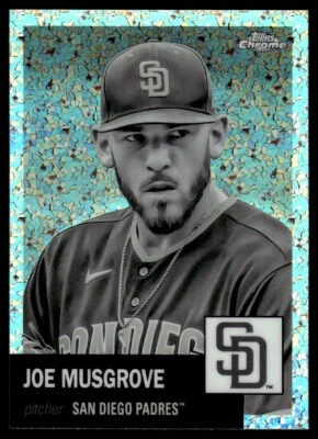 2022 Topps Chrome Platinum BLACK AND WHITE Joe Musgrove San Diego Padres #81 R54 - Image 1 of 2