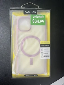 Custodia creativa stile moda per qualità vita iphone IP 13 trasparente e rosa - Foto 1 di 2