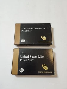 2011 S, 2012 S Proof Sets - With OGP , COA - 2 Sets - Picture 1 of 3