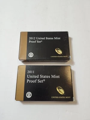 2011 S , 2012 S Proof Sets - With OGP , COA - 2 Sets - Image 1 of 3