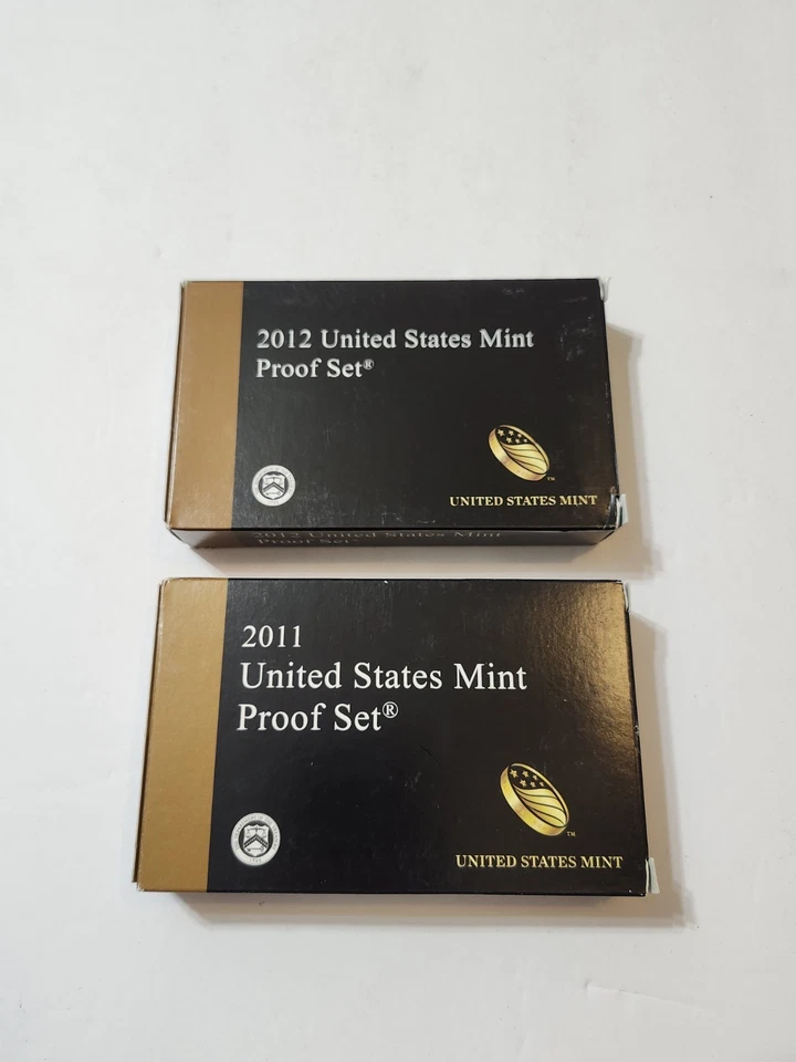 2011 S , 2012 S Proof Sets - With OGP , COA - 2 Sets - Image 1 of 3