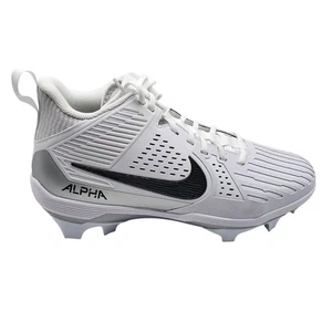 Nike Alpha Menace Strong tacchetti bianco argento uomo 10,5 II5139-100 nuovi senza scatola - Foto 1 di 8