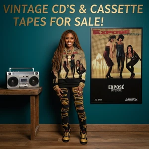 •EXPOSE - EXPOSURE• ~1987 OG CANADIAN PRESSING~ (CASSETTE TAPE) (BLACK SHELL) - Picture 1 of 6