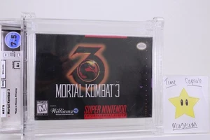 Mortal Kombat 3 III 1995 New Super Nintendo SNES Factory Sealed WATA 7.5 A+ - Picture 1 of 3
