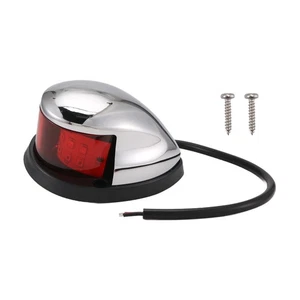 1Pcs 12V Luci di Navigazione LED Lega di Zinco Luce Arco Barca Marina LED Red9183 - Foto 1 di 7