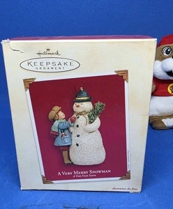 ❄️ Hallmark Keepsake Ornament "A Very Merry Snowman"⛄️ 2003 - Picture 1 of 7