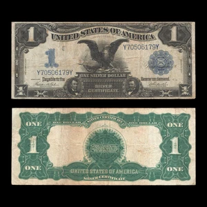 1899 $1 One Dollar Black Eagle Silver Certificate Note Fr. 233 - Picture 1 of 3