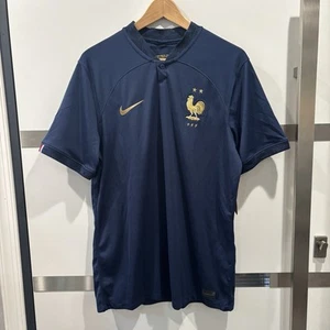 Nike France 2022/2023 Home Soccer Jersey Men's Size Large NWT DN0690-410 - Picture 1 of 17