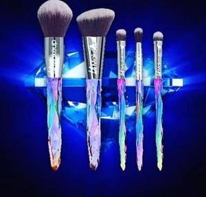 Crystal Transparent Handle Kabuki Powder Foundation makeup Brushes  - Picture 1 of 5