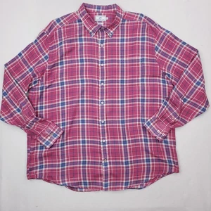 Southern Tide Hemd Herren XXL rosa kariert Flanell Classic Fit Button Down Preppy - Bild 1 von 14