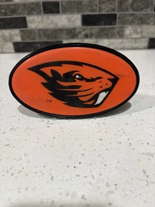 Oregon State University Oval Shaped Hitch Cover Pat Pending Plastic - Picture 1 of 15
