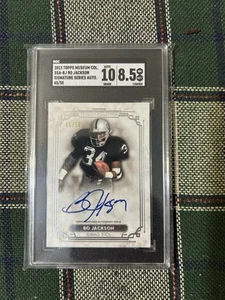 Bo Jackson Auto 45/55 2013 Topps Museum Collection NFL Raiders SGC   10/8.5 - Picture 1 of 4