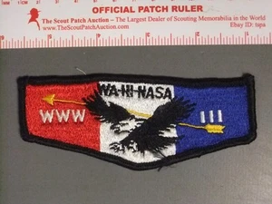 Boy Scout OA 111 Wa-Hi-Nasa Lodge Early Flap 5754OO - Picture 1 of 1
