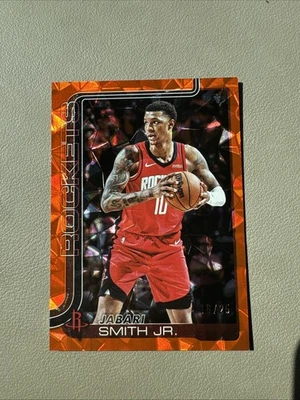 2025-26 Topps Flagship Jabari Smith Jr. Orange Diamante /25 #177 Houston Rockets - Image 1 of 2