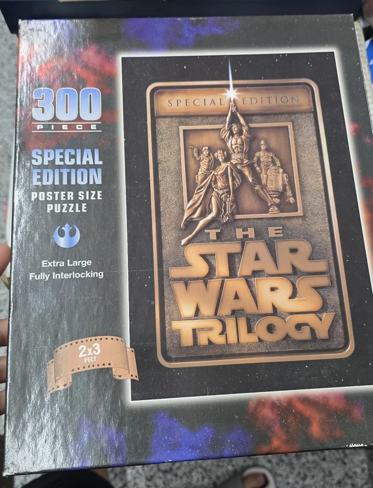 Rompecabezas tamaño póster 300 piezas edición especial Star Wars Trilogy 1979 2x3 pies Foto 1 de 1
