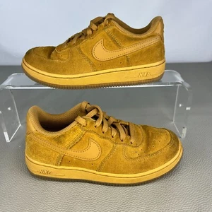 Nike Air Force 1 LV8 BQ5486-700 Wheat Brown Gum Sneakers Shoes Little Kids 13C - Picture 1 of 9
