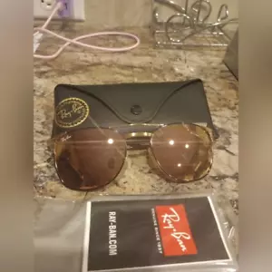 Gafas de sol Ray-Ban sello dorado cobre espejo flash RB 3429-M 9000/Z2 55 mm - Imagen 1 de 5