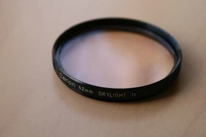 CANON - GENUINE FD ERA 52MM SCREW-IN SKYLIGHT 1X FILTER - Picture 1 of 1
