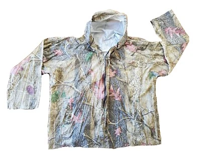 Huntworth Hunting Raincoat Size LARGE Camouflage Jacket Vinyl - Image 1 of 4