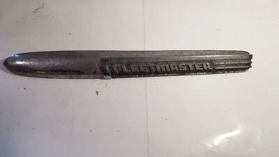 1947-1948 Chevrolet Fleetmaster LH capô placa de identificação emblema 3684203 Qtd.1 - Imagem 1 de 3