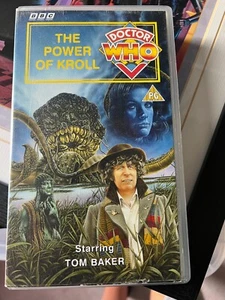 DOCTOR DR WHO BBC VHS VIDEO - THE POWER OF KROLL - KEY TO TIME PART FIVE - Picture 1 of 4