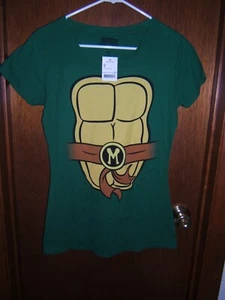 Teenage Mutant Ninja Turtles Michelangelo Womens Size Small Costume Shirt TMNT - Picture 1 of 3