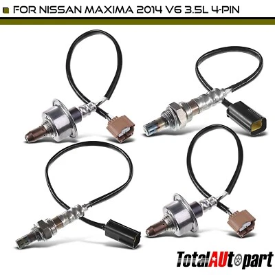 Sensor de oxígeno O2 4 piezas para Nissan Murano Quest 2011 Máxima 3,5 L aguas arriba y aguas abajo Foto 1 de 4