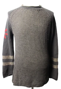 VTG Y2K Mens Armani Jeans Wool Hemp Knit Sweater XL Italy - Picture 1 of 17