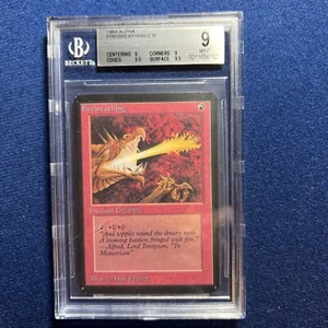 MTG Alpha Firebreathing C R BGS 9 Quad++ (9.5 edges, surface) 1993 - Picture 1 of 2